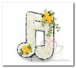 Dubbel muzieknoten steekschuimvorm oase voor verse bloemen, Huis en Inrichting, Woonaccessoires | Kunstplanten en Kunstbloemen