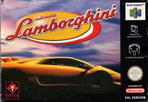 N64 Automobili Lamborghini (In doos), Spelcomputers en Games, Games | Nintendo 64, Zo goed als nieuw, Verzenden