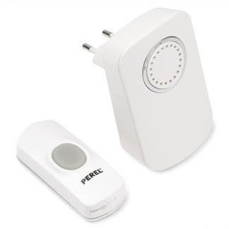 Plug-in deurbel | Perel (Draadloos, 150 meter), Huis en Inrichting, Deurbellen, Nieuw, Verzenden