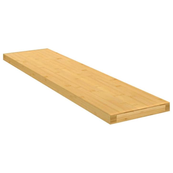 vidaXL Wandschap 80x20x2,5 cm bamboe, Huis en Inrichting, Woonaccessoires | Wandplanken en Boekenplanken, Nieuw, Verzenden