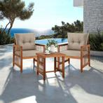 Loungeset Eivissa in rope-design met XXL-bekleding - natuur, Tuin en Terras, Tuinsets en Loungesets, Verzenden, Nieuw