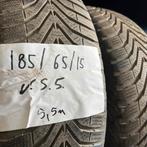 2 x Vredestein Snowtrac 5 185-65-15 Winterbanden 5,5mm, Auto-onderdelen, Gebruikt, 15 inch, Band(en), Personenwagen