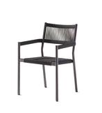 Sieger Rimini Stapelstoel Aluminium IJzergrijs - IJzergrijs, Huis en Inrichting, Stoelen, Ophalen of Verzenden, Nieuw