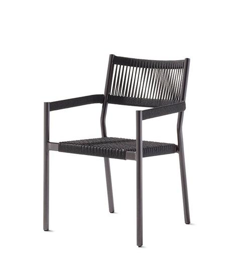 Sieger Rimini Stapelstoel Aluminium IJzergrijs - IJzergrijs, Huis en Inrichting, Stoelen, Ophalen of Verzenden