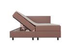 Mörgenn Opberg Boxspring Oud Roze, Verzenden, Nieuw, Bruin, Modern