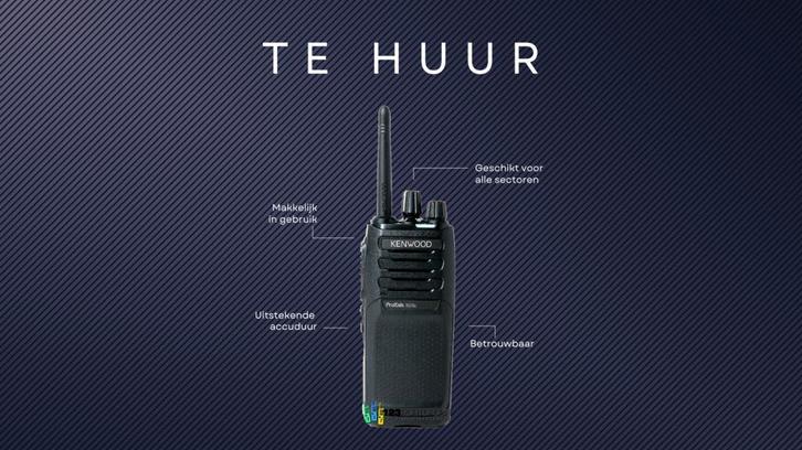 Verhuur - Service (Kenwood) 123Portofoon.NL, Telecommunicatie, Portofoons en Walkie-talkies, 2 to 5 km, Met broekklem, Zo goed als nieuw