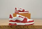 Louis Vuitton - LV Trainer #54 Signature Red / White -, Kleding | Heren, Schoenen, Nieuw