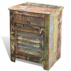Antieke Bijzettafel: Vintage charme, retourdeal 41% korting, Minder dan 55 cm, Gebruikt, Ophalen of Verzenden, Rechthoekig