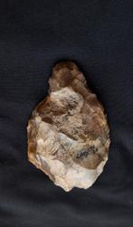 Paleolithisch Vuursteen biface mousterien silex multicolor, Antiek en Kunst