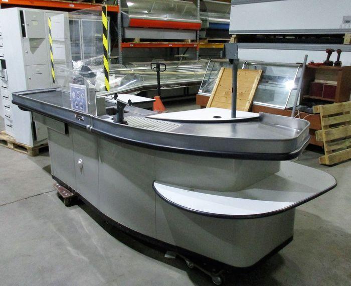 Check out, Loopband 370cm, rechts, Zakelijke goederen, Horeca | Meubilair en Inrichting, Gebruikt