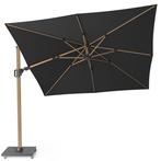 Challenger T2 premium zweefparasol 300x300 cm teak mast, Ophalen of Verzenden, Nieuw