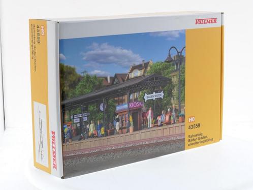 Schaal H0 Vollmer 43559 Perron Baden-Baden Bouwpakket #5338, Hobby en Vrije tijd, Modeltreinen | H0, Brug, Tunnel of Gebouw, Gebruikt