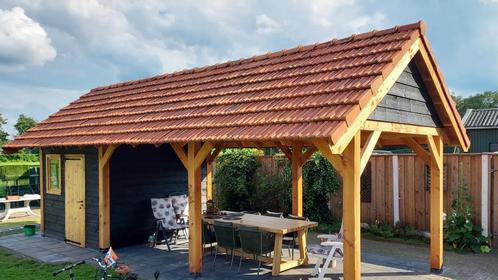Douglas zadeldak met schuur 700x300cm Amersfoort, Tuin en Terras, Tuinhuizen, Ophalen of Verzenden