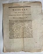 Frankrijk - Document - Mesures De Police À Exécuter Envers