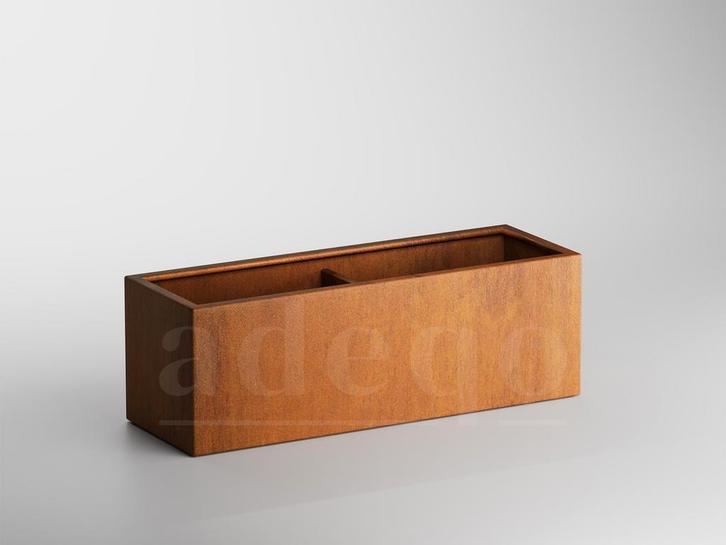Adeqo cortenstaal plantenbak rechthoek 150 x 50 x 50 cm, Tuin en Terras, Bloembakken en Plantenbakken, 30 tot 60 cm, 100 cm of meer