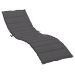 Antraciet Ligbedkussen 200x70 - Retourdeal - Waterafstote..., Tuin en Terras, Tuinmeubel-accessoires, Ophalen of Verzenden, Nieuw