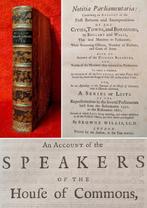 Browne Willis - Notitia Parliamentaria: Containing an, Antiek en Kunst