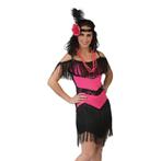 Roze met zwart charleston verkleed jurkje voor dames - Jar.., Kleding | Dames, Carnavalskleding en Feestkleding, Nieuw, Ophalen of Verzenden