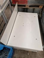 Trespa plaat 140x80cm, wit, 10mm dik, gebruikt, Ophalen of Verzenden