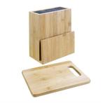 Messenblok met snijplank - hout - Vogue  - CP863, Verzenden, Nieuw in verpakking