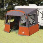 vidaXL Achterkleptent voor Caravan Grijs en Oranje 352 x 250, Verzenden, Nieuw