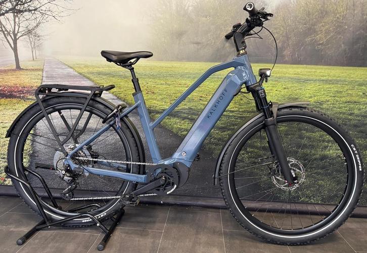 Electrische fiets: Kalkhoff Entice 5.B met Bosch Middenmotor, Fietsen en Brommers, Elektrische fietsen, 50 km per accu of meer
