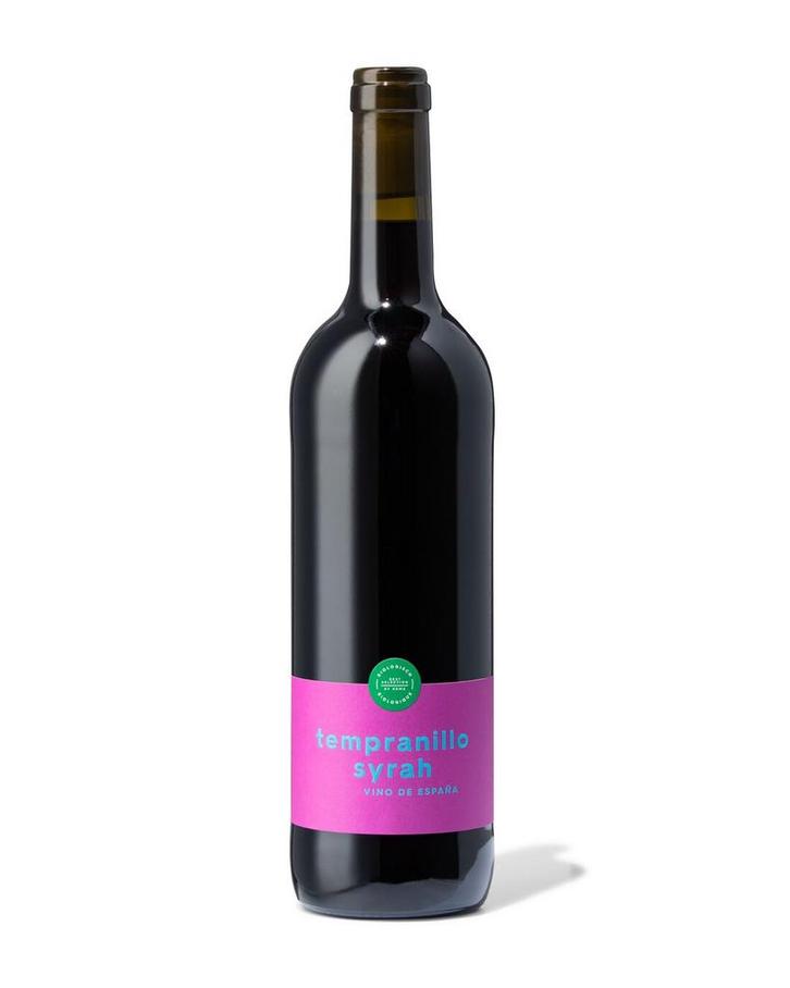 HEMA Huiswijn tempranillo syrah 0.75L 2e halve prijs, Diversen, Levensmiddelen, Verzenden