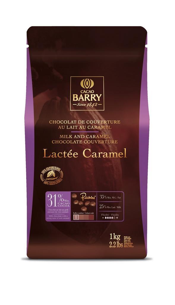 Callebaut Chocolade Callets Melk Lactée Caramel (31%) 1kg, Hobby en Vrije tijd, Taarten en Cupcakes maken, Nieuw, Verzenden