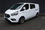 Ford Transit Custom 300 | L2H1 Limited DC | 170 PK AUT | 2x, Auto's, Automaat, Gebruikt, Euro 6, Wit