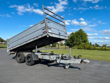 Hapert kipper 335 x 185 3500 kg Parabool BJ 2019 veel opties beschikbaar voor biedingen
