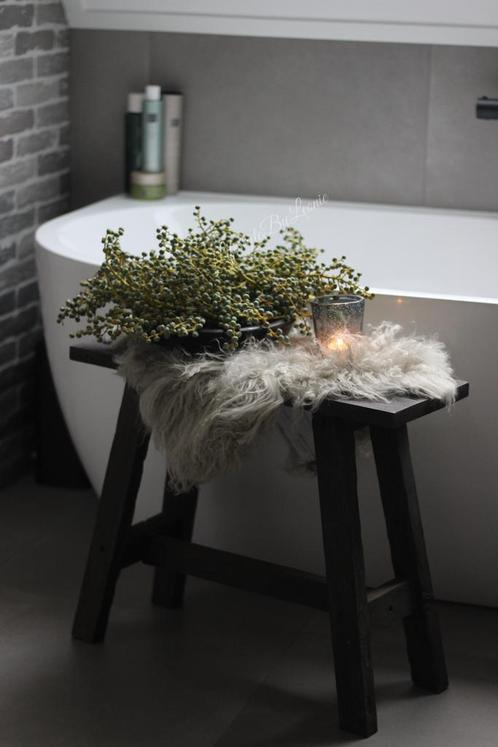 Tibetaanse lamsvacht grijs 40 cm, Huis en Inrichting, Stoffering | Tapijten en Kleden, Nieuw, Ophalen of Verzenden
