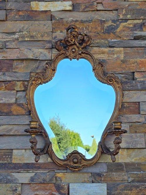 Wonderful Louis XV With Mirror - Wandkandelaar - Verguld, Antiek en Kunst, Curiosa en Brocante