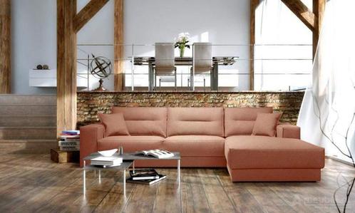Loungebank Venray - loungebanken - Taupe, Huis en Inrichting, Banken | Sofa's en Chaises Longues, Nieuw, Stof