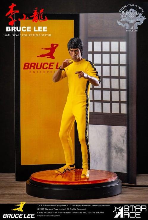 Game of Death Statue 1/6 Billy Lo (Bruce Lee) Deluxe Version, Verzamelen, Film en Tv, Nieuw, Ophalen of Verzenden