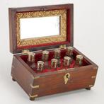 parfumcadeau - Hout, Messing - India - laat 19e - vroege 20e, Antiek en Kunst