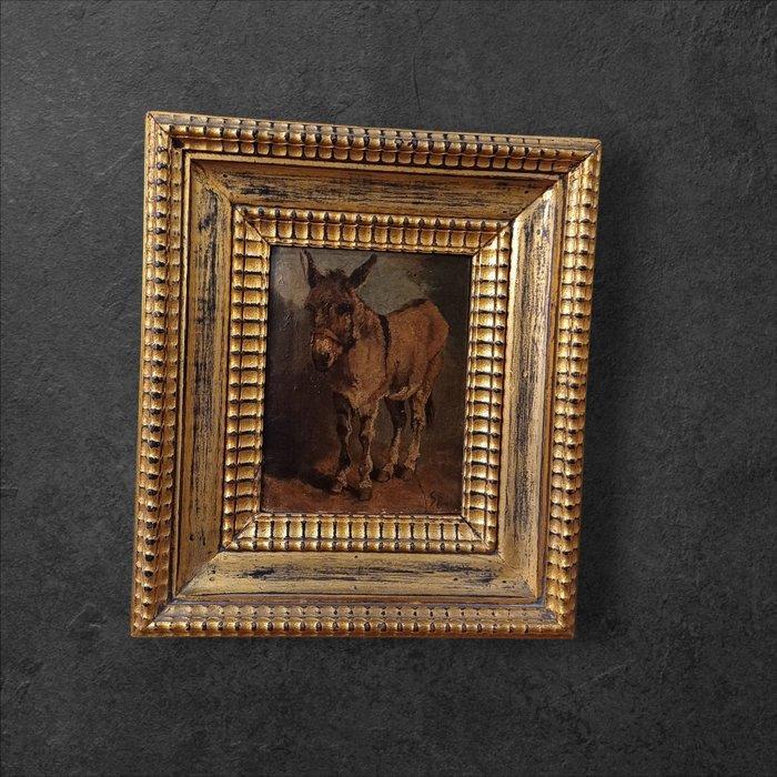 Stefano Bruzzi (1835–1911) - Asinello, Antiek en Kunst, Kunst | Schilderijen | Klassiek