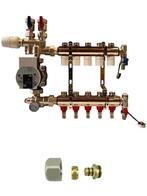 5 groep vloerverwarming verdeler RVS met pomp kelder model, Ophalen of Verzenden, Nieuw, Overige typen
