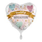 Hartelijk Gefeliciteerd Helium Ballon Leeg, Verzenden, Nieuw