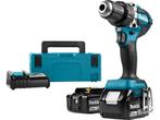 MAKITA Boor/Schroefmachine DDF484RTJ - 5.0 Ah - 18V, Verzenden, Zo goed als nieuw