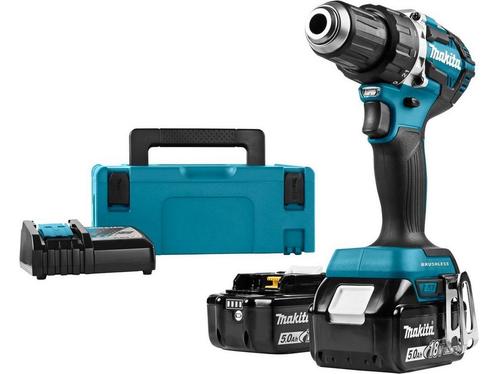 MAKITA Boor/Schroefmachine DDF484RTJ - 5.0 Ah - 18V, Huis en Inrichting, Woonaccessoires | Overige, Zo goed als nieuw, Verzenden