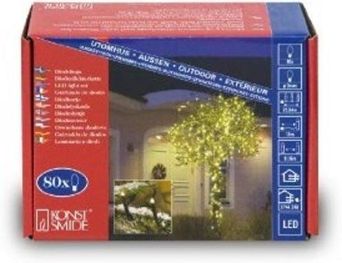 Konstsmide - LED snoer micro 24V 80x - warmwit, Diversen, Kerst, Verzenden