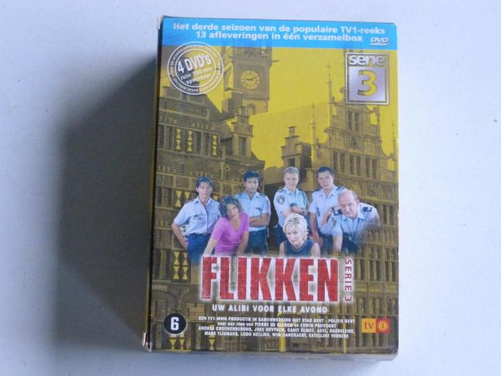 Flikken - Serie 3 (4 DVD), Cd's en Dvd's, Dvd's | Tv en Series, Zo goed als nieuw, Verzenden