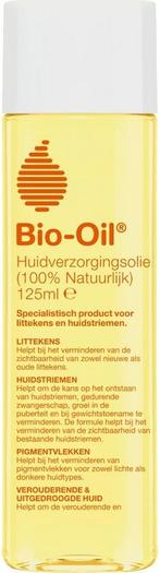 BIO-OIL HUIDVERZORGINGSOLIE FLACON 125 ML, Sieraden, Tassen en Uiterlijk, Uiterlijk | Lichaamsverzorging, Verzenden, Nieuw