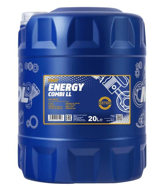 Mannol Energy Combi LL 5W30 Vol Synthetische Longlife motoro, Auto diversen, Onderhoudsmiddelen, Verzenden