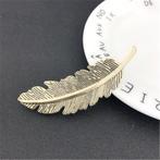 VSE haarspeld/clip veer 10 cm brons, Sieraden, Tassen en Uiterlijk, Uiterlijk | Haarverzorging, Ophalen of Verzenden, Nieuw