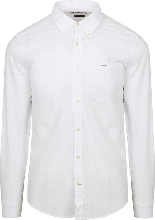 Barbour Shirt Nelson Tailored White maat XL Heren, Kleding | Heren, Overhemden, Wit, Nieuw, Verzenden
