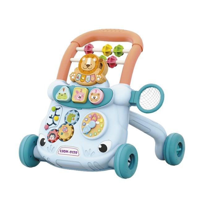 Baby Walker, Baby Loopwagen, Baby Walker met speelbord Blauw, Kinderen en Baby's, Speelgoed | Buiten | Voertuigen en Loopfietsen
