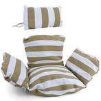Kussen Hangstoel XL Gestreept | Laatste Stuks!, Huis en Inrichting, Woonaccessoires | Kussens, Ophalen of Verzenden, Nieuw, Bruin