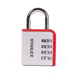 Stahlex Hangslot met cijfercode - aluminium - 85 mm - 4-c..., Ophalen of Verzenden, Nieuw