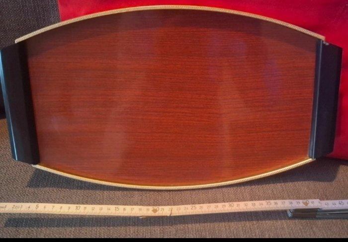 Dienblad (10) - Hout, Plastic, Metaal, Staal, Antiek en Kunst, Curiosa en Brocante